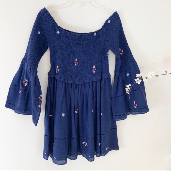 Free People Counting Daisies Embroid. Dress S NWT - Picture 5 of 8